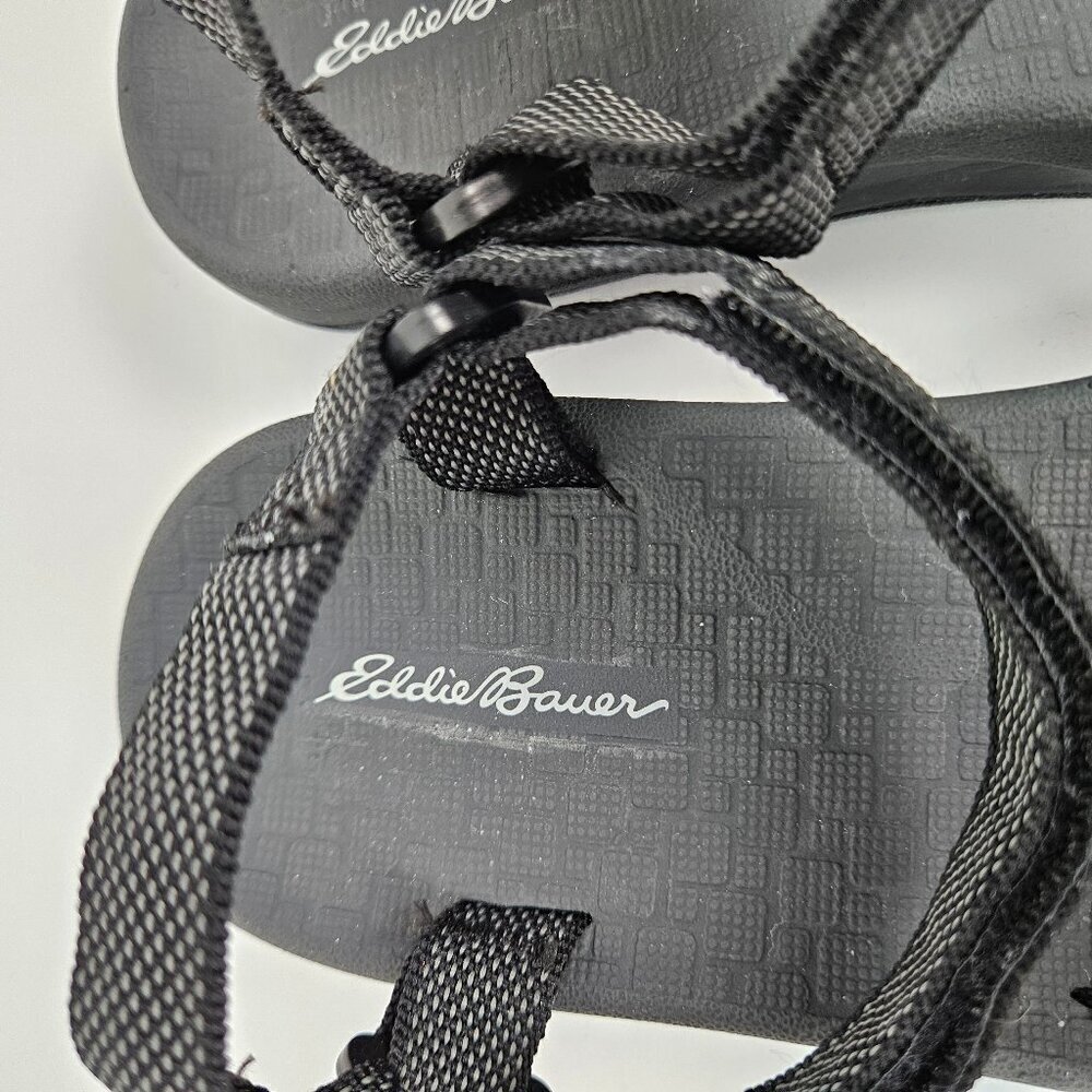 Eddie Bauer Black Strappy Water Trail Hiking Sandal 8 - Picture 4 of 13